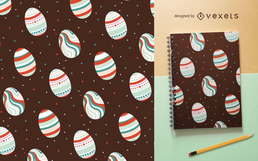 Easter eggs colorful pattern Easter eggs colorful pattern