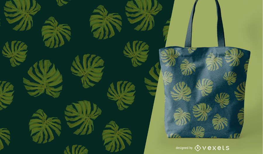 Hoja tropical de patrones sin fisuras Hoja tropical de patrones sin fisuras