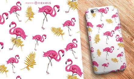 Flamingo nature seamless pattern Flamingo nature seamless pattern