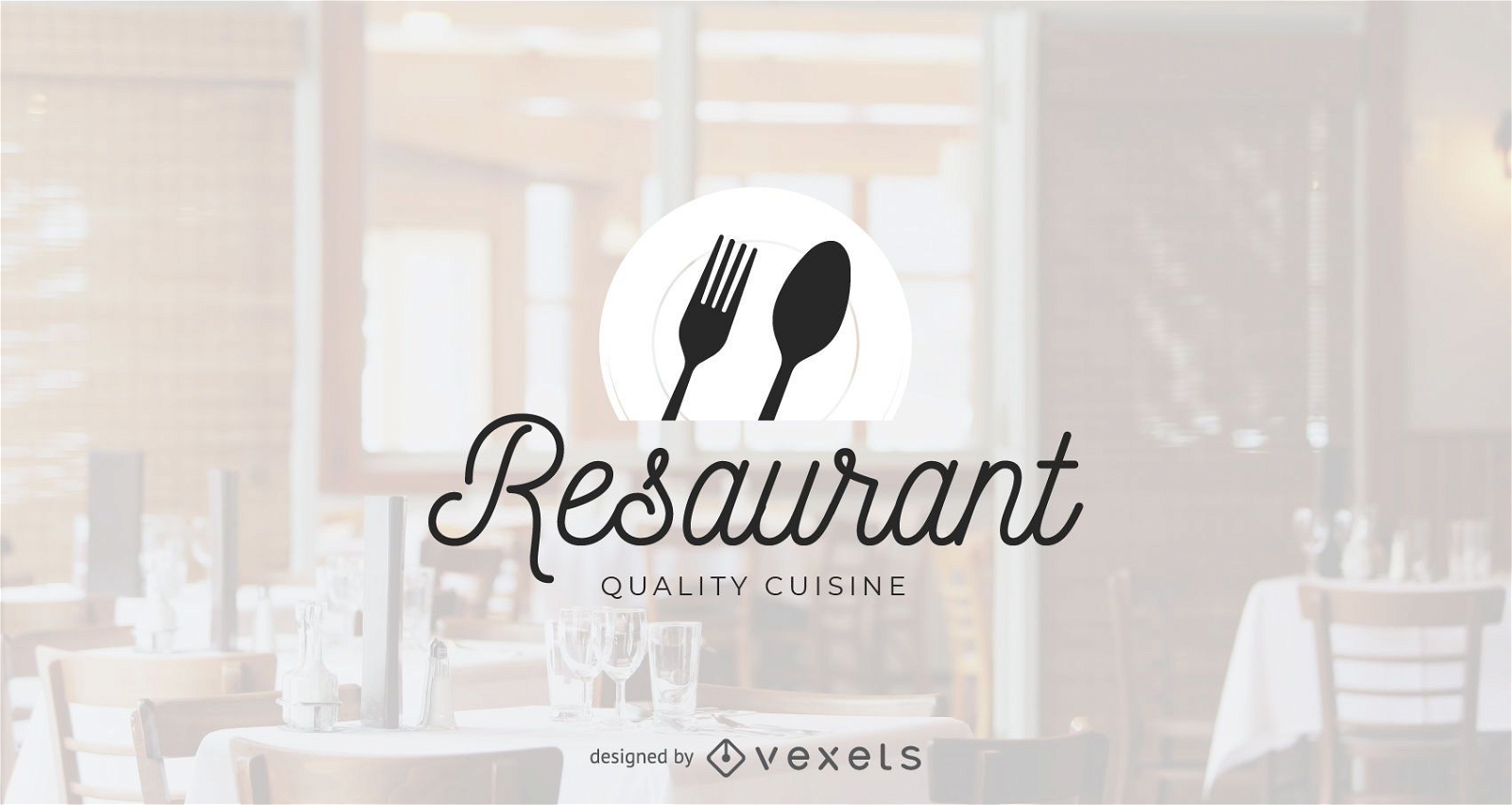 Modelo de logotipo de restaurante de qualidade