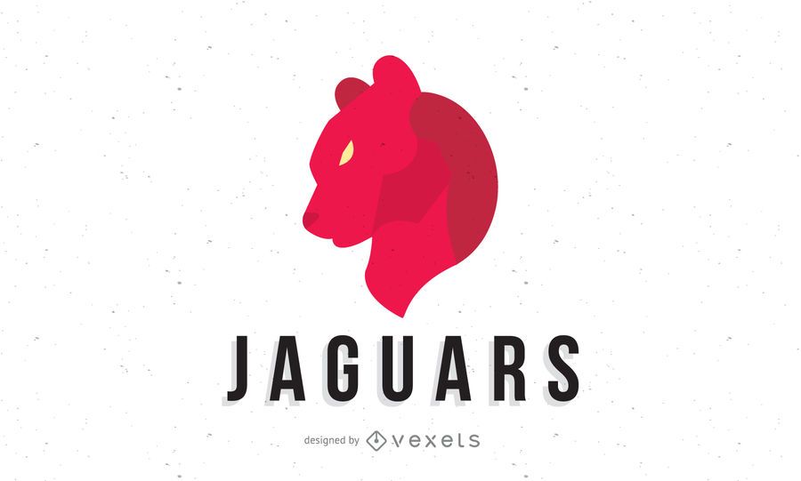 Red jaguars logo template Red jaguars logo template