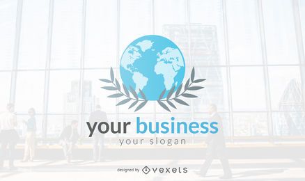 Silver fern globe logo Silver fern globe logo