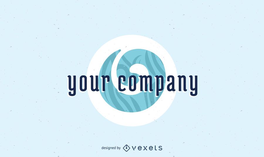 Koru company logo template Koru company logo template