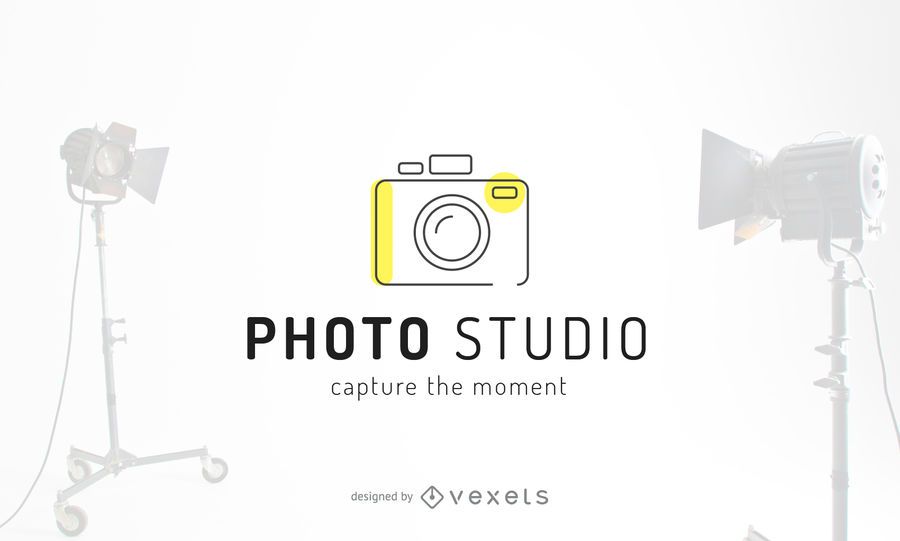 Design de modelo de logotipo foto studio Design de modelo de logotipo foto studio
