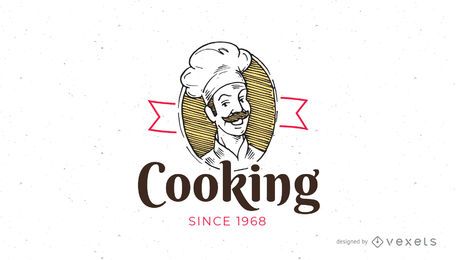 Vintage Cooking logo template Vintage Cooking logo template
