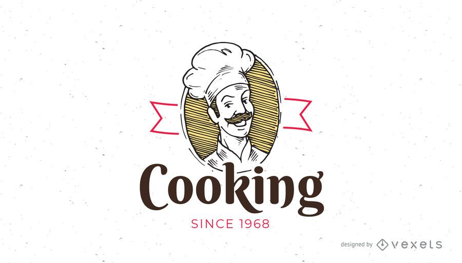 Vintage Cooking logo template Vintage Cooking logo template