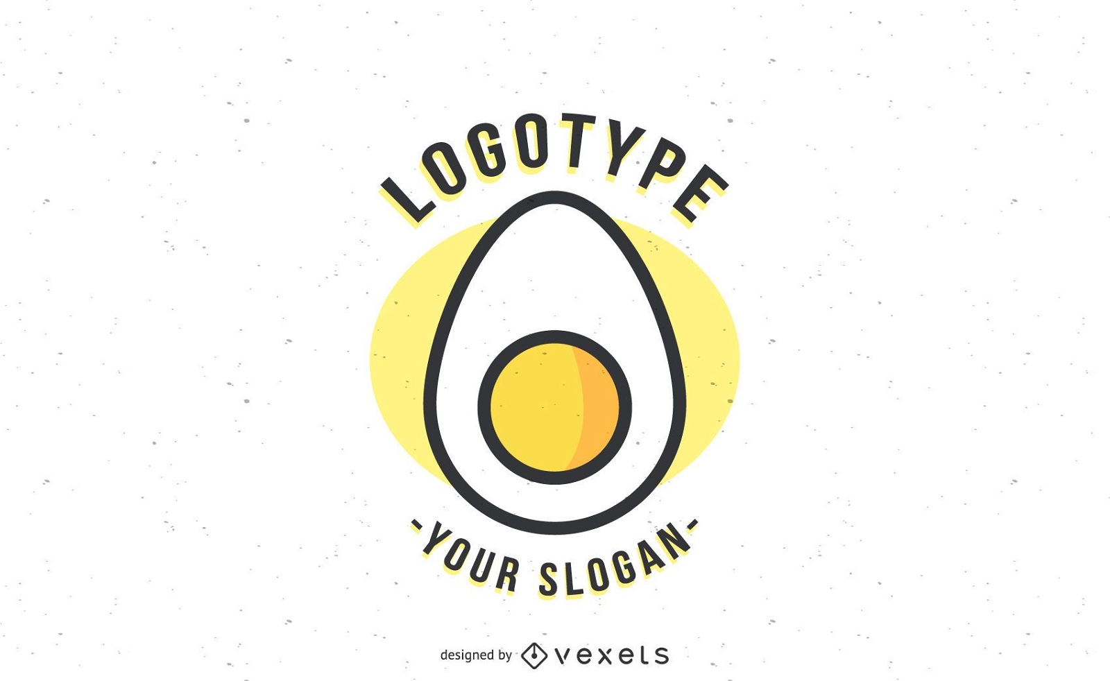 Egg logotype template logo