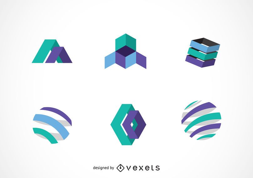 Technology logo template pack Technology logo template pack