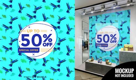 Special offer- window sale pattern Special offer- window sale pattern