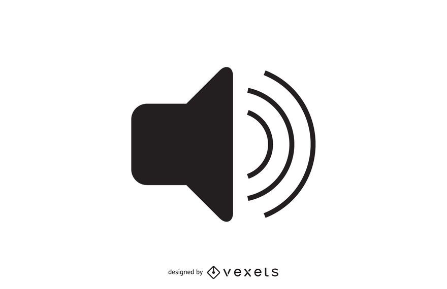 Simple audio volume icon Simple audio volume icon