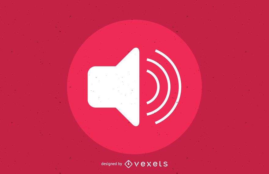 Pink audio volume button Pink audio volume button