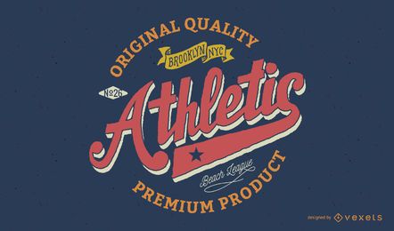 Athletic vintage badge Athletic vintage badge