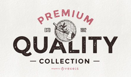 Premium quality collection retro badge Premium quality collection retro badge