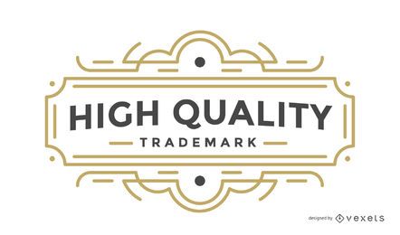 High quality label retro badge High quality label retro badge