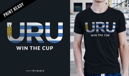 Uruguay world cup t-shirt design