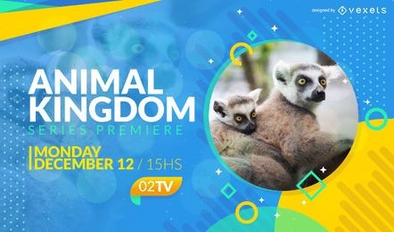 Animal show premiere television screen
