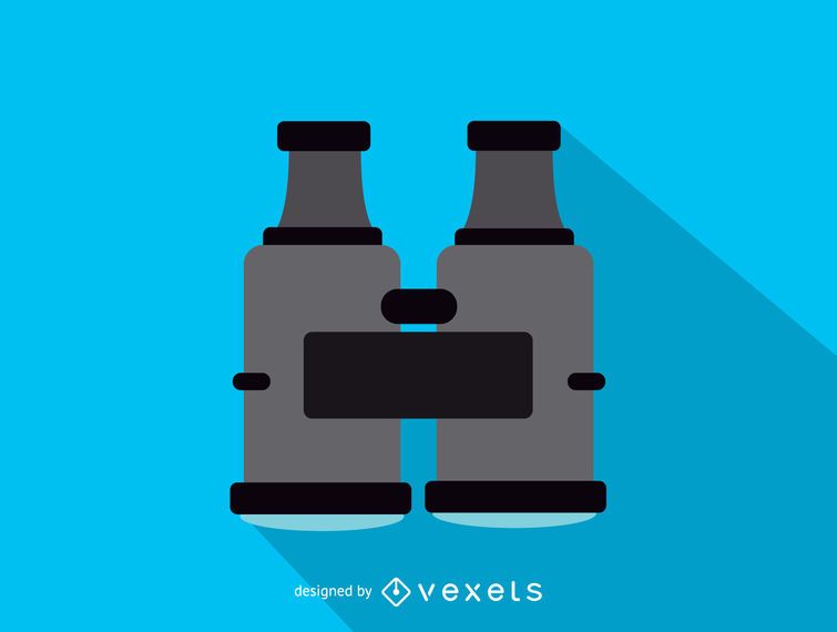 Binoculars top view icon Binoculars top view icon