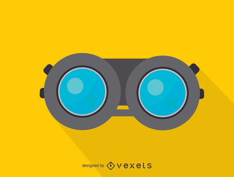 Binoculars front view icon Binoculars front view icon