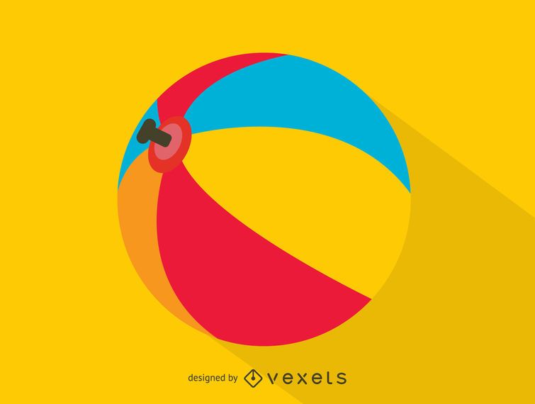 Colorful beach ball icon Colorful beach ball icon