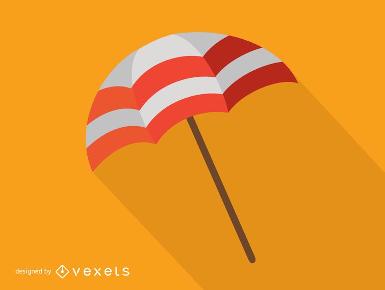 Colorful beach umbrella icon Colorful beach umbrella icon
