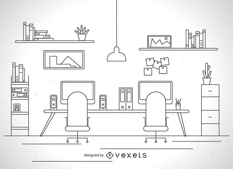 Ilustração de acidente de trabalho no escritório Ilustração de acidente de trabalho no escritório