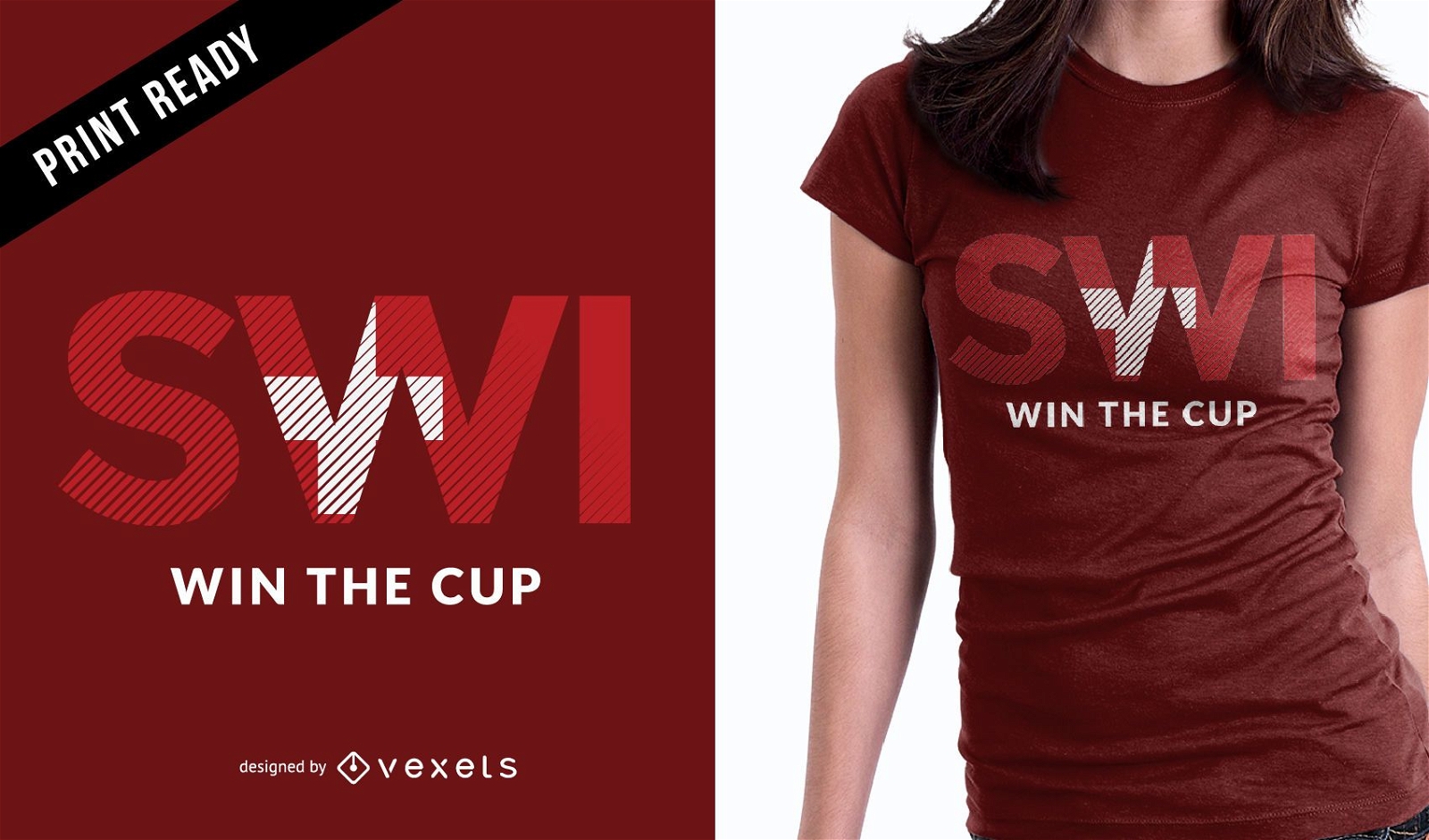 Schweiz Weltcup T-Shirt Design