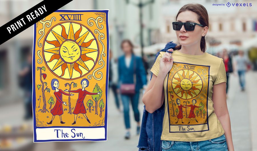 Tarot card t-shirt design Tarot card t-shirt design
