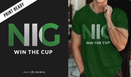 Design de camisetas da Copa do Mundo da Nigéria