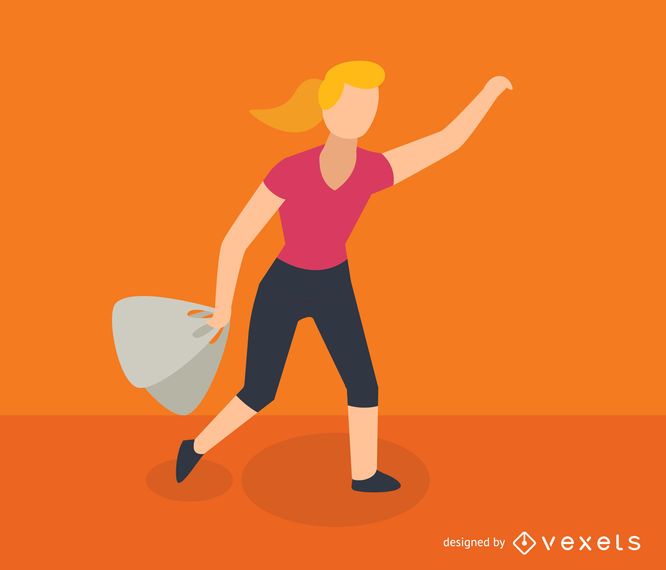 Woman shopping isometric icon Woman shopping isometric icon