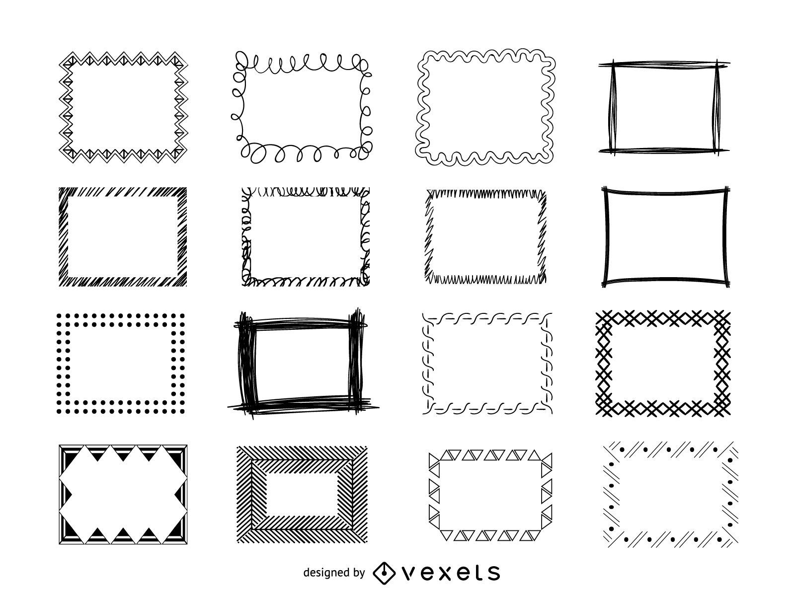 vector-doodle-frames-set-illustrations-creative-market