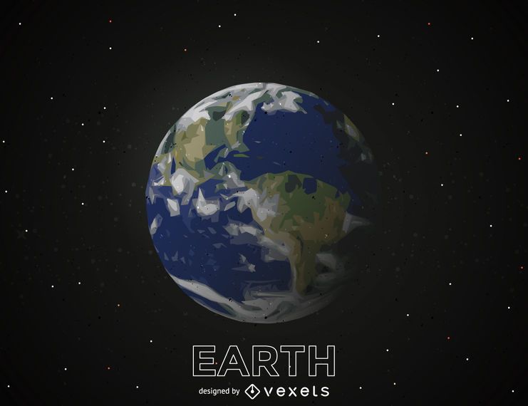 Earth planet illustration Earth planet illustration