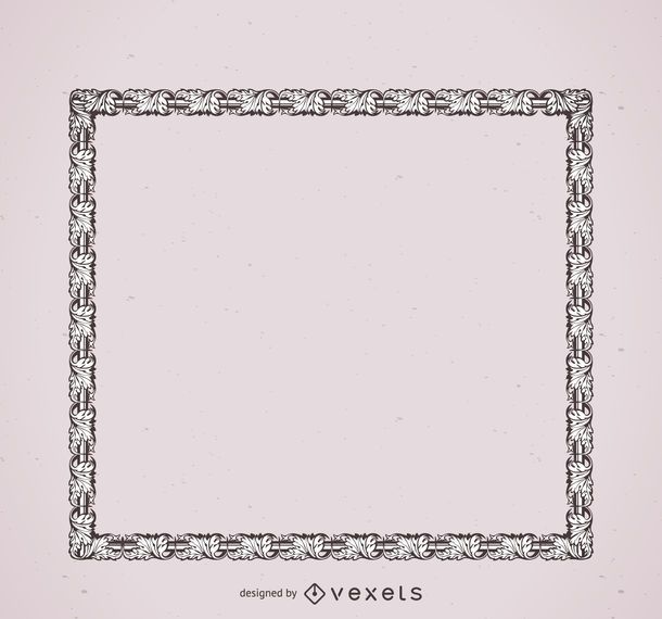 Leaves ornaments frame Leaves ornaments frame