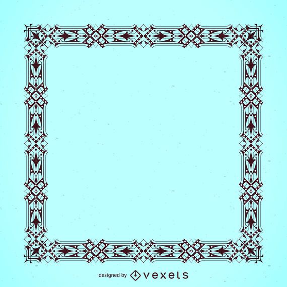 Elegant detailed frame Elegant detailed frame