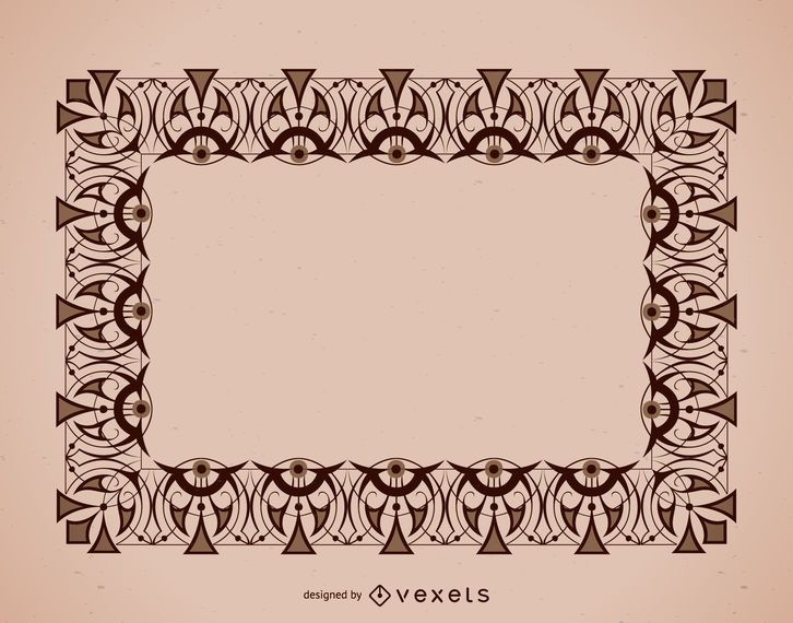 Quadro de ornamentos detalhados Quadro de ornamentos detalhados