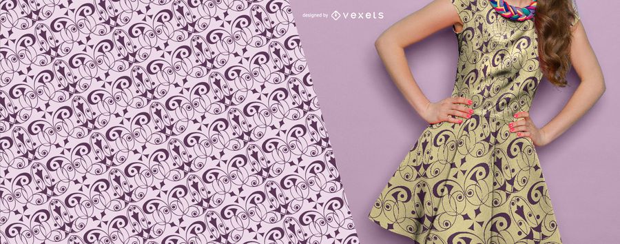 Elegant ornaments pattern Elegant ornaments pattern