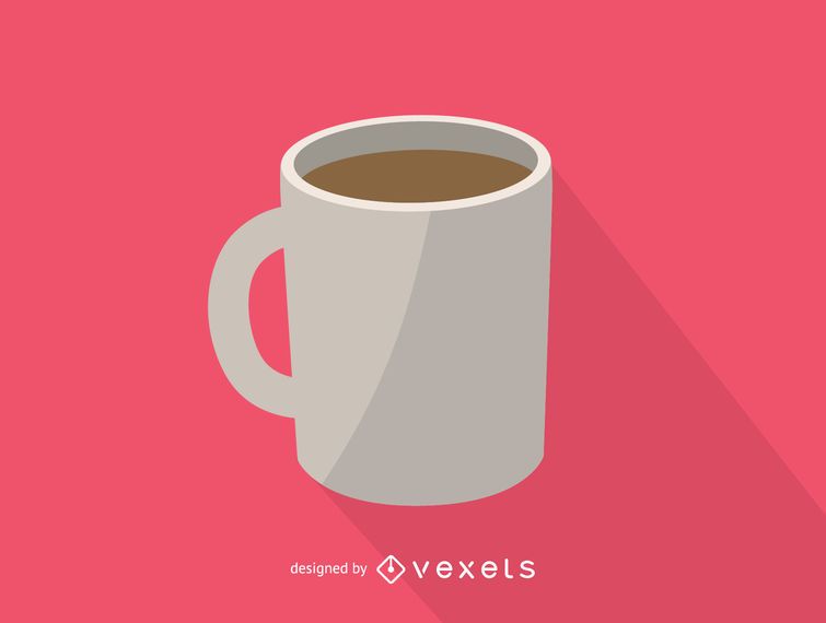 Weiße Kaffeetasse-Symbol Weiße Kaffeetasse-Symbol