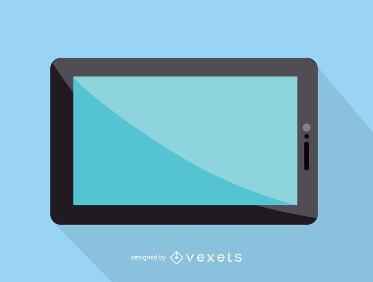 Ícone de tela sensível ao toque do tablet Ícone de tela sensível ao toque do tablet