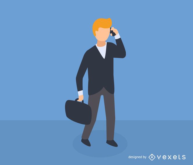Businessman isometric icon Businessman isometric icon