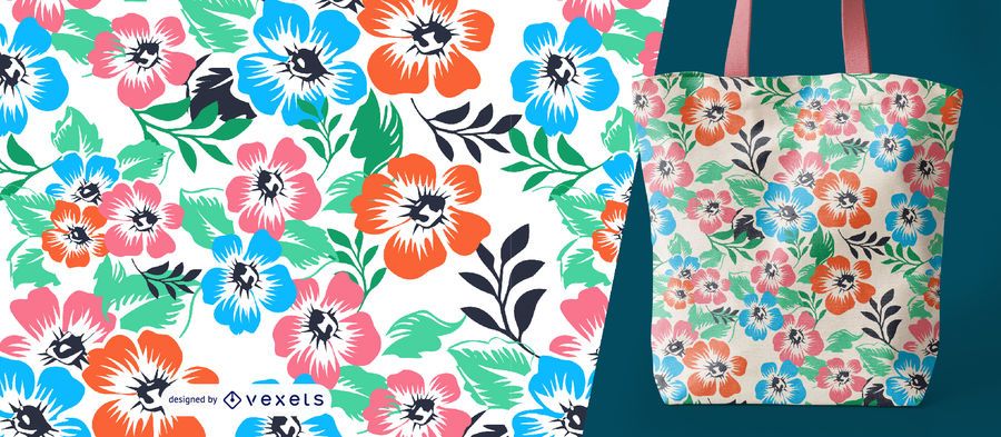 Spring flowers pattern Spring flowers pattern