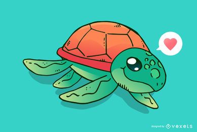 Historieta linda tortuga de mar Historieta linda tortuga de mar