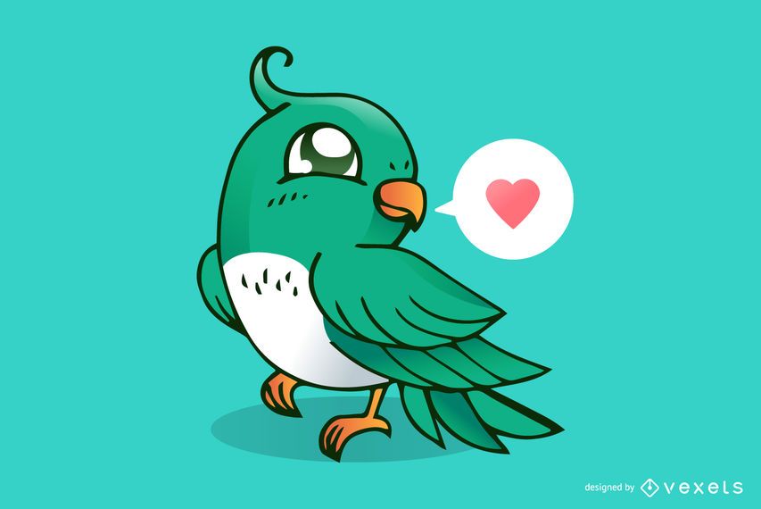 Historieta linda del amor del pájaro Historieta linda del amor del pájaro