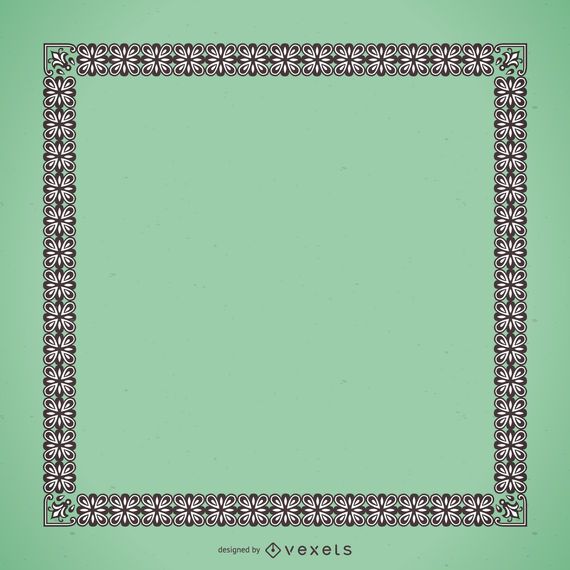 Elegant frame with floral ornaments Elegant frame with floral ornaments
