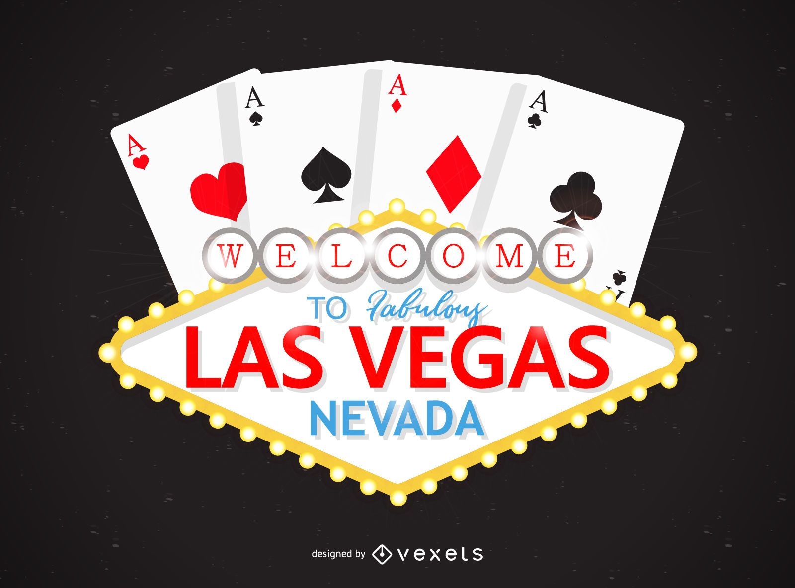 Design do logotipo do cassino em Las Vegas