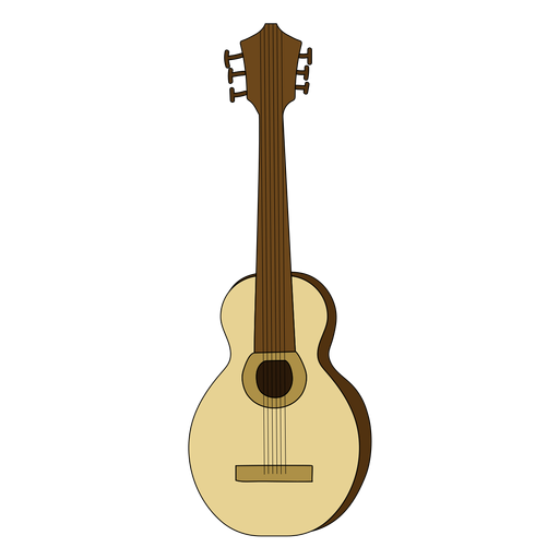 Acoustic guitar musical instrument doodle