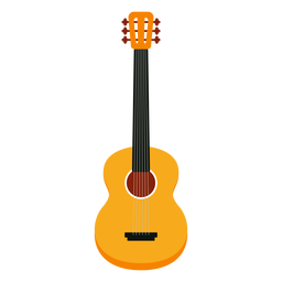 Musikinstrumentikone der akustischen Gitarre PNG-Design