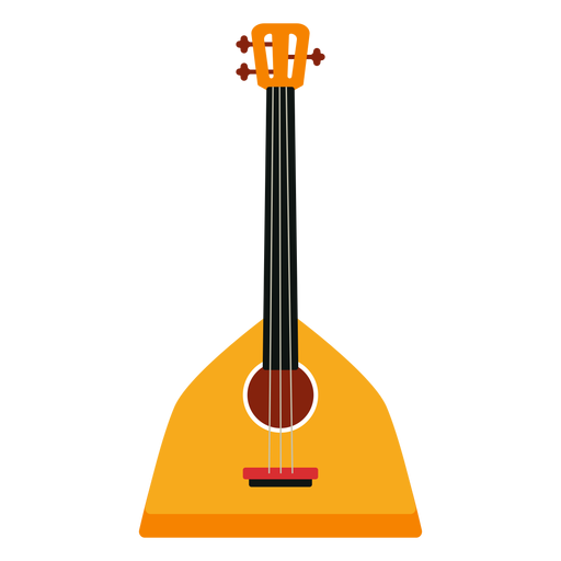 Balalaika russian musical instrument icon