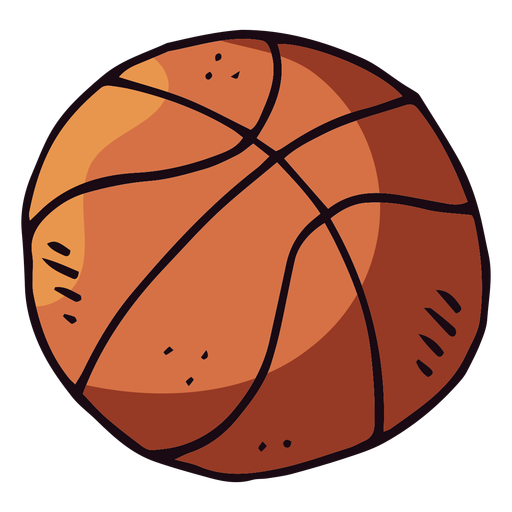 Basketball ball cartoon