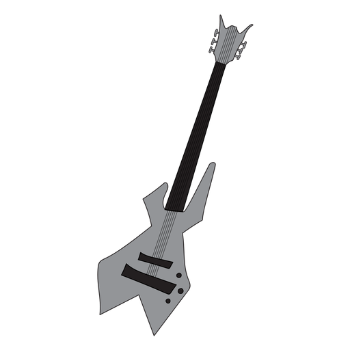 Doodle de instrumento musical de guitarra baixo Desenho PNG