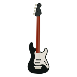 ícone de instrumento musical de guitarra baixo