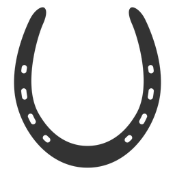 Silhueta de ferradura comum Desenho PNG